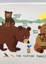 Load image into Gallery viewer, Family Print- Bears
