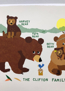 Family Print- Bears