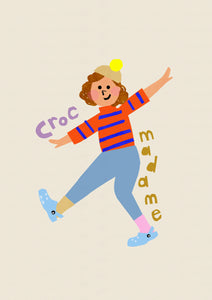 Personalised Croc Madame- click to create your lookalike!