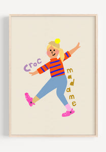 Personalised Croc Madame- click to create your lookalike!