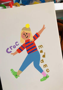 Personalised Croc Madame- click to create your lookalike!