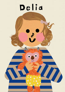 Portrait Print with your very own favourite Toy