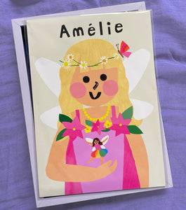 Fairy Girl Portrait Print- click to customise!