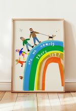 Load image into Gallery viewer, &quot;Are we nearly there yet?&quot; Family Portrait Print
