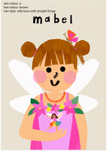 Load image into Gallery viewer, Fairy Girl Portrait Print- click to customise!
