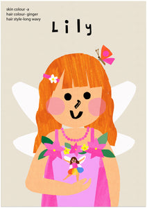 Fairy Girl Portrait Print- click to customise!