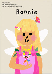 Fairy Girl Portrait Print- click to customise!