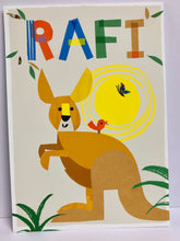 Load image into Gallery viewer, Kangaroo Personalised Name Print
