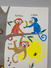 Load image into Gallery viewer, Family Tree Print- Monkeys
