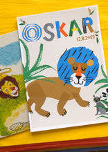 Load image into Gallery viewer, Lion Personalised Name Print
