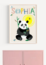 Load image into Gallery viewer, Panda Personalised Name Print
