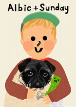 Load image into Gallery viewer, Unique to you- Portrait Print with your very own Pet
