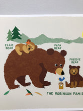 Load image into Gallery viewer, Family Print- Bears
