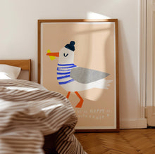 Load image into Gallery viewer, 'Happy Seagull' Giclee Print
