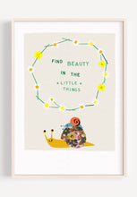 Load image into Gallery viewer, Find Beauty in the little things Giclee Print
