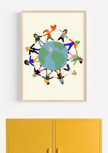 Women are stronger together Giclee Print