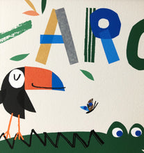 Load image into Gallery viewer, Alligator Sibling&#39;s Personalised Name Print
