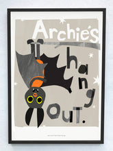 Load image into Gallery viewer, Personalised Hang Out Bat Print
