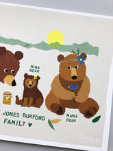 Load image into Gallery viewer, Family Print- Bears
