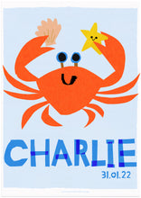 Load image into Gallery viewer, Crab Personalised Name Print
