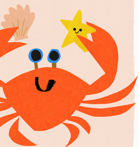 Crab Personalised Name Print