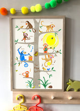 Load image into Gallery viewer, Family Tree Print- Monkeys
