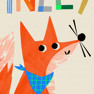 Personalised Fox Print