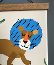 Load image into Gallery viewer, Lion Personalised Name Print
