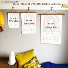 Load image into Gallery viewer, Rainbow Art Print- &#39;Adventure Awaits&#39;
