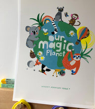 Load image into Gallery viewer, Our Magic Planet Giclee Print
