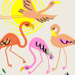 Flamingo Personalised Name Print