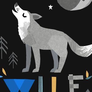 Wolf Personalised Name Print