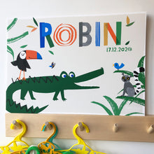Load image into Gallery viewer, Alligator Personalised Name Print
