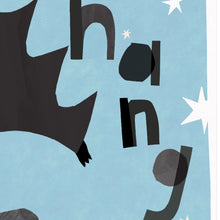 Load image into Gallery viewer, Personalised Sibling&#39;s Hang Out Bat Print
