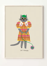 Load image into Gallery viewer, Cat Person Art Print
