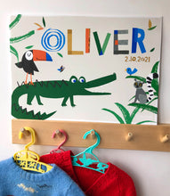 Load image into Gallery viewer, Alligator Personalised Name Print
