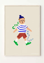 Load image into Gallery viewer, Croc Monsieur Art Print
