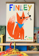 Load image into Gallery viewer, Personalised Fox Print
