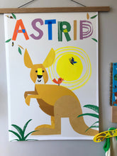 Load image into Gallery viewer, Kangaroo Personalised Name Print
