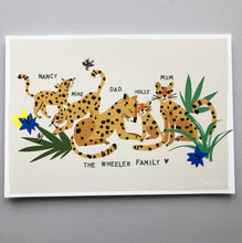 Load image into Gallery viewer, Leopard Family Print
