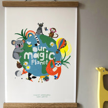 Load image into Gallery viewer, Our Magic Planet Giclee Print
