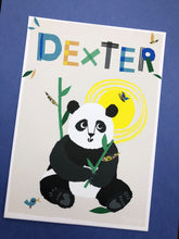 Load image into Gallery viewer, Panda Personalised Name Print
