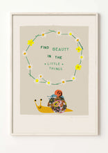 Load image into Gallery viewer, Find Beauty in the little things Giclee Print
