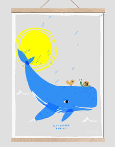 Whale Adventure Art Print